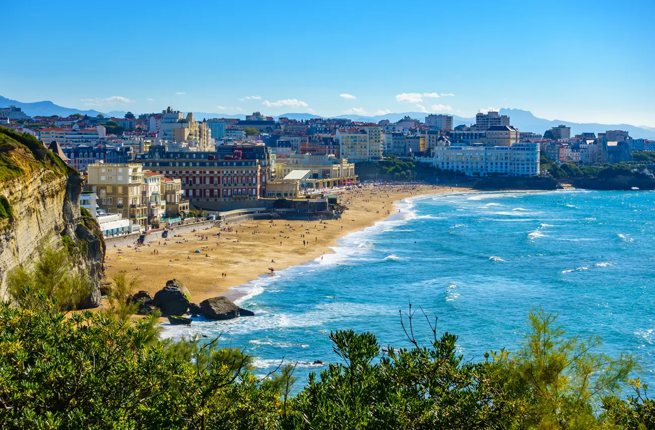 Du surf a Biarritz